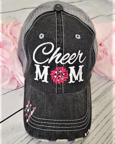 Cheer Mom Trucker Hat w/BLING