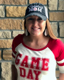 Gameday Striped Elbow Tunic