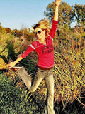 KC Sunday Funday Three-Quarter Sleeve Henley Tee