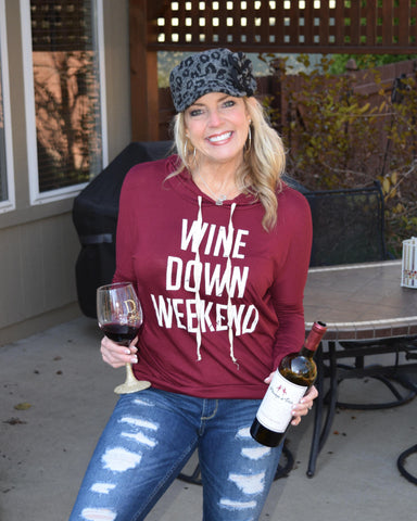 Ladies Wine Down Weekend Hoodie
