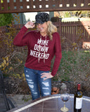 Ladies Wine Down Weekend Hoodie