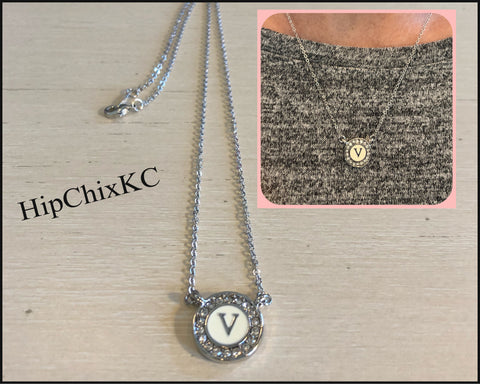 Initial necklace